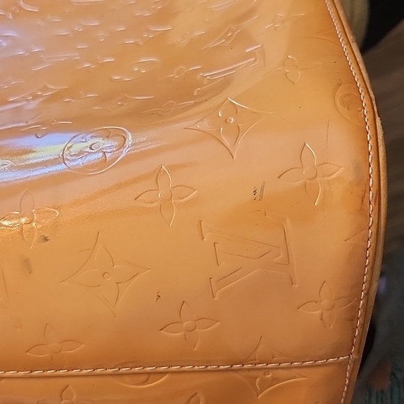 Louis Vuitton Yellow Vernis Houston Bag - Picture 3 of 10